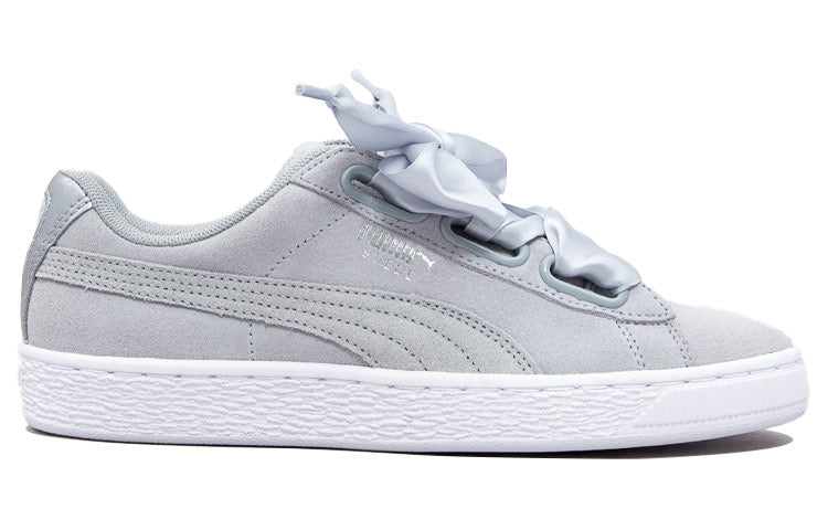 (WMNS) PUMA Suede Heart Safari 'Quarry Grey' 364083-02