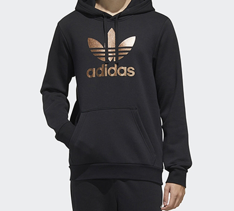 Men's adidas originals Gold Printing Logo Black GH7773