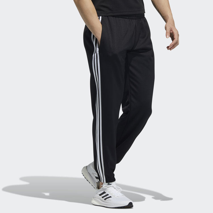 adidas 3S Pants Stripe Lacing Bundle Feet Training Sports Pants Black H37070