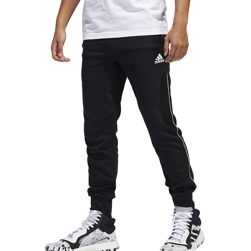 adidas Logo Knit Drawstring Sports Pants Black DX6785