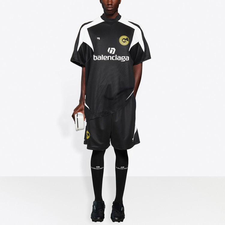 Balenciaga Sporty B Soccer Short 'Black' 641611TJV051070