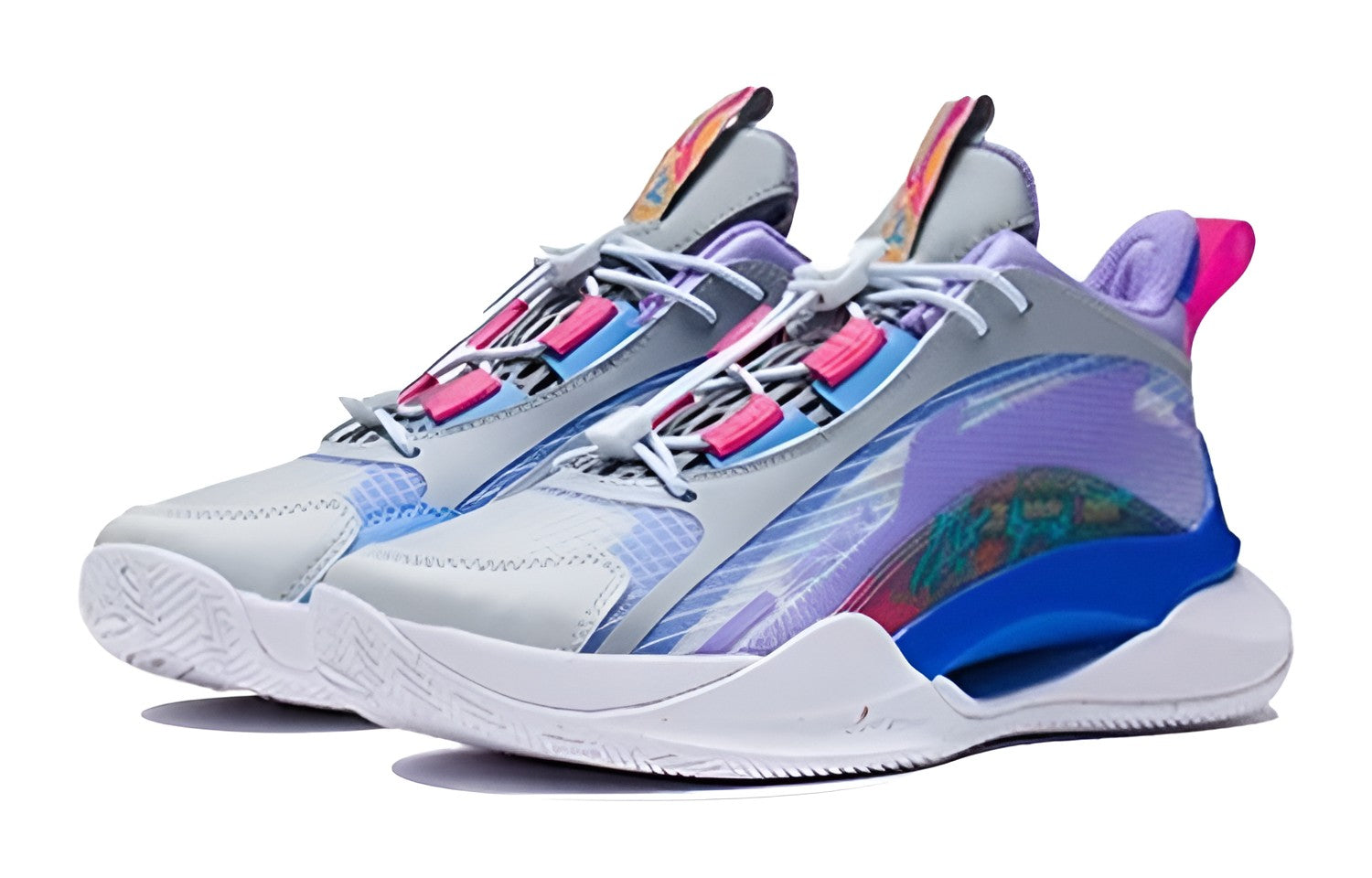(GS) Li-Ning Team2.0 Mid 'Grey Purple Blue' YKBS016-5