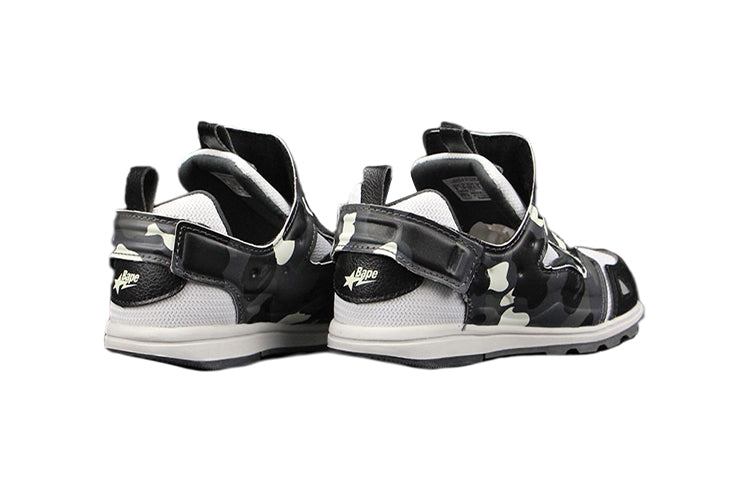 BAPE x Reebok Instapump Fury Night Light Co-Star Children's Shoes Black/White BD4403