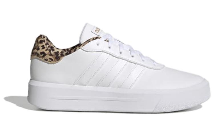 (WMNS) adidas Court Platform Shoes 'White Leopard' GW9786