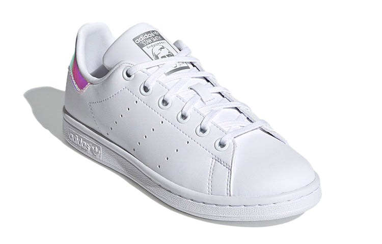 (GS) adidas Originals Stan Smith J Shoes 'Cloud White Silver Metallic' FX7521