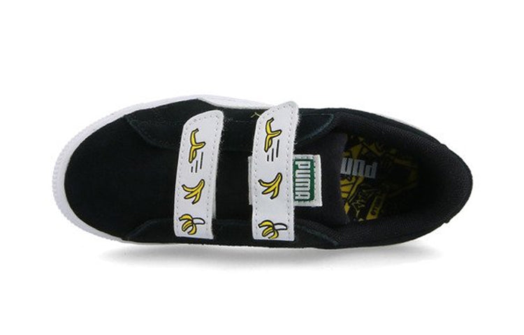 (PS) PUMA Minions Suede V Ps Sneakers BlackWhite 'Black White' 365528-03