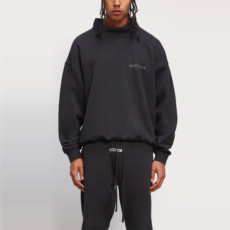 Fear of God Essentials FW20 Half Collar Pullover 'Black' 192250500214001