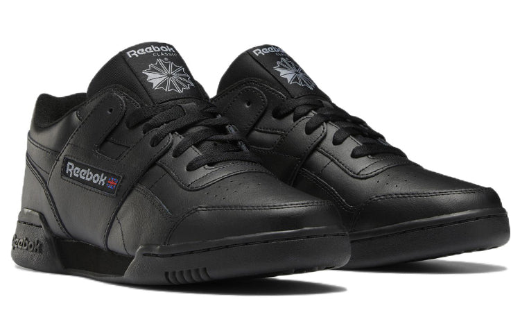 Reebok Workout Plus Casual Skateboarding Shoes 'Black' HP5910