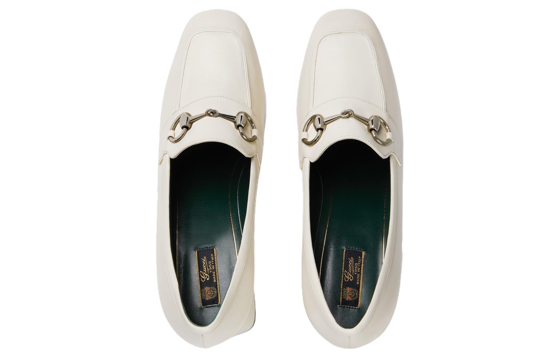 (WMNS) Gucci Horsebit Pump 'Off White Leather' 757753-AACE8-9022