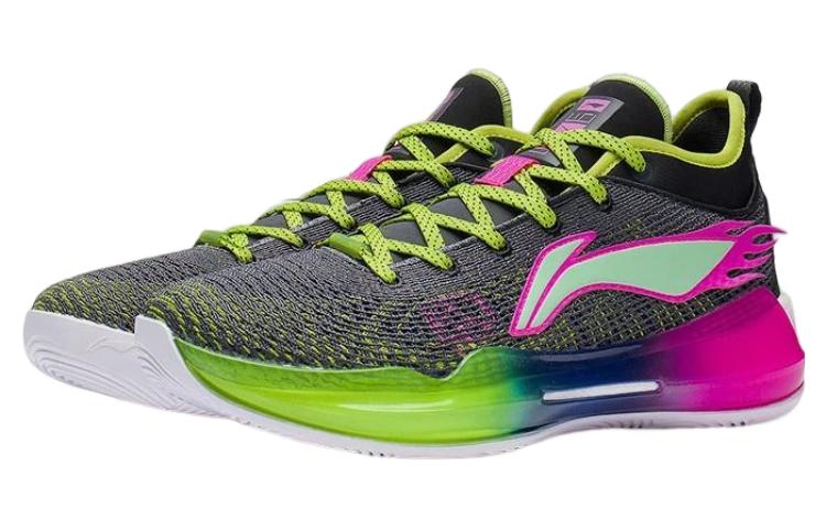 Li-Ning Yushuai 13 Low 'Black Green Purple' ABAQ013-16