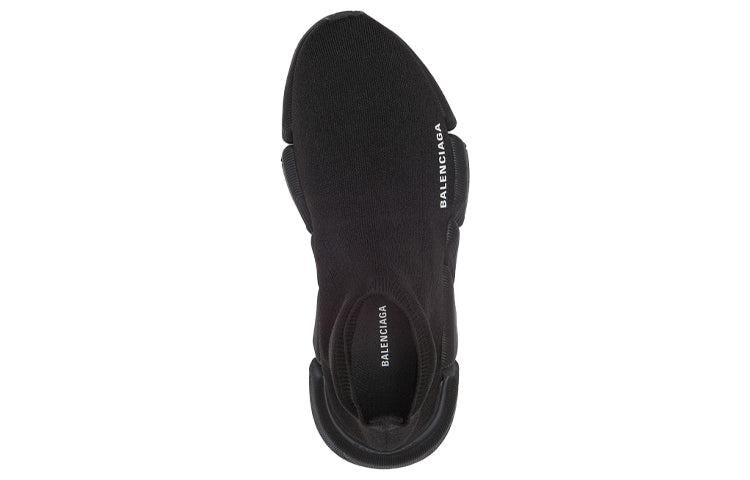 (WMNS) Balenciaga Speed 2 Trainer Knit 'Black' 617196W17011013