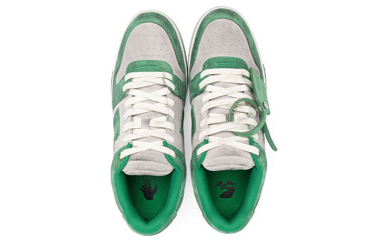 Off-White Out Of Office Low-Top Sneaker 'Green White' OMIA189S23LEA0110155