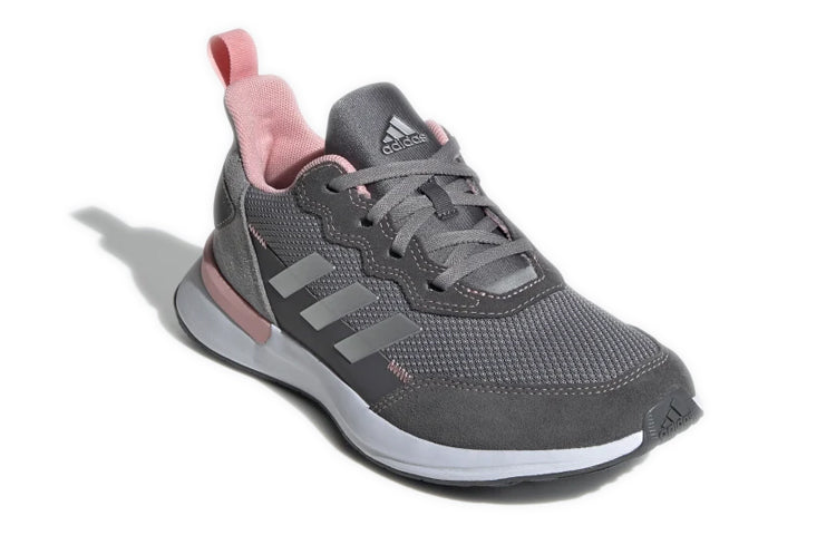 (GS) adidas RapidaRun Elite J 'Grey Pink' EG6913
