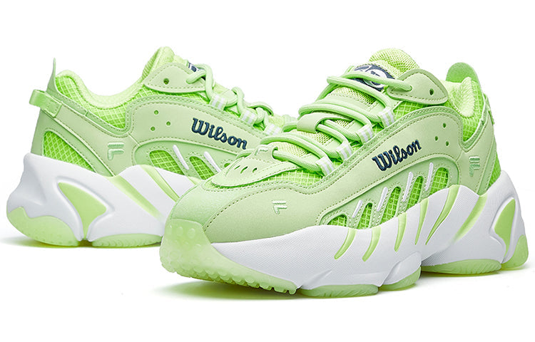 (WMNS) Wilson x FILA Ade Crossover Breathable Non-Slip Retro Green F12W031133FSG
