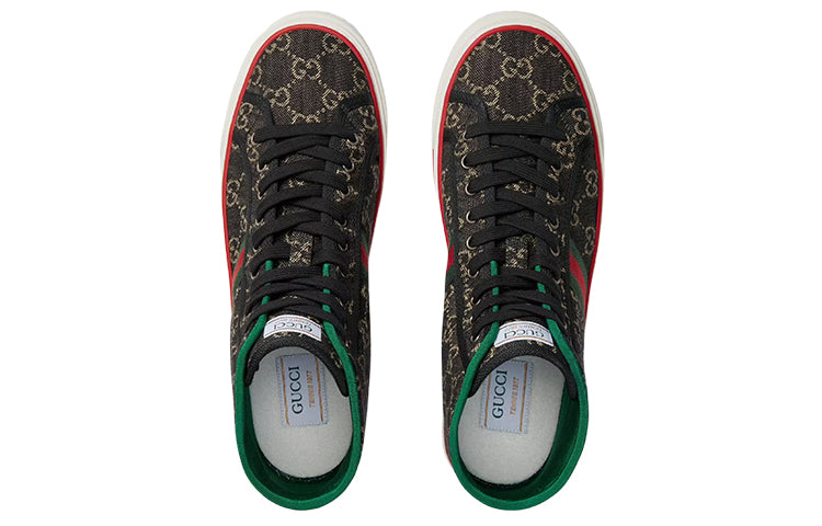 Gucci Tennis 1977 High 'Black Mini GG' 625807-UN310-1290