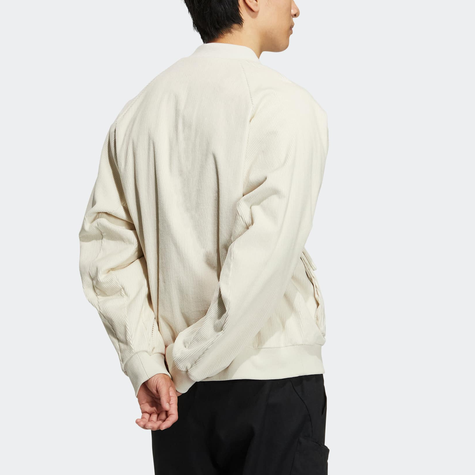 adidas St Cord Woven Jacket 'Cream White' HR4446