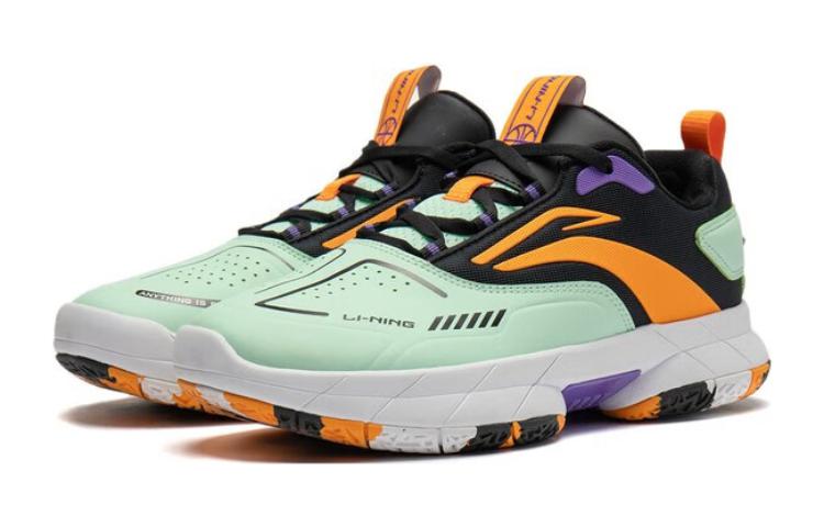 (GS) Li-Ning Fengying V1 'Green Yellow Purple' YKBT082-1