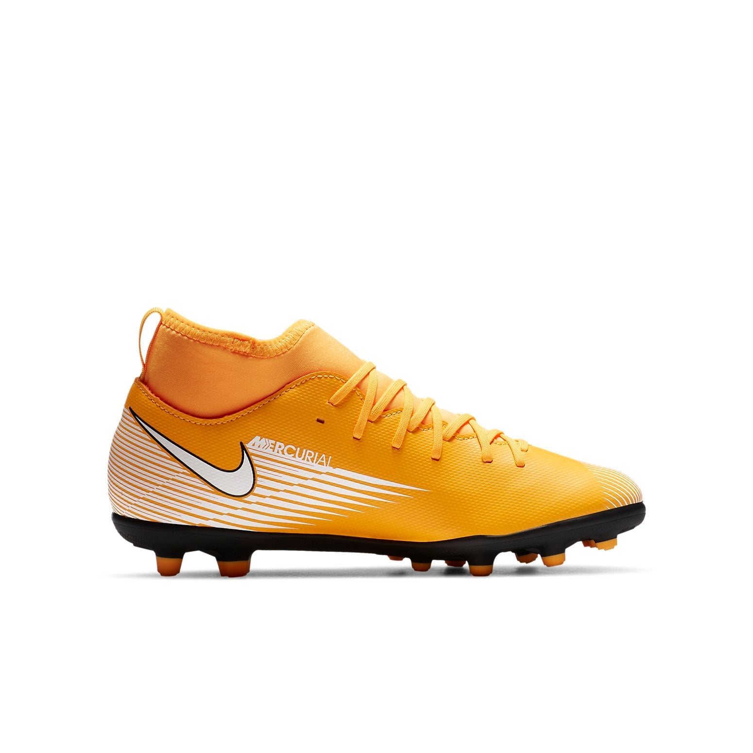 (GS) Nike Jr. Mercurial Superfly 7 Club MG 'Black Yellow' AT8150-801
