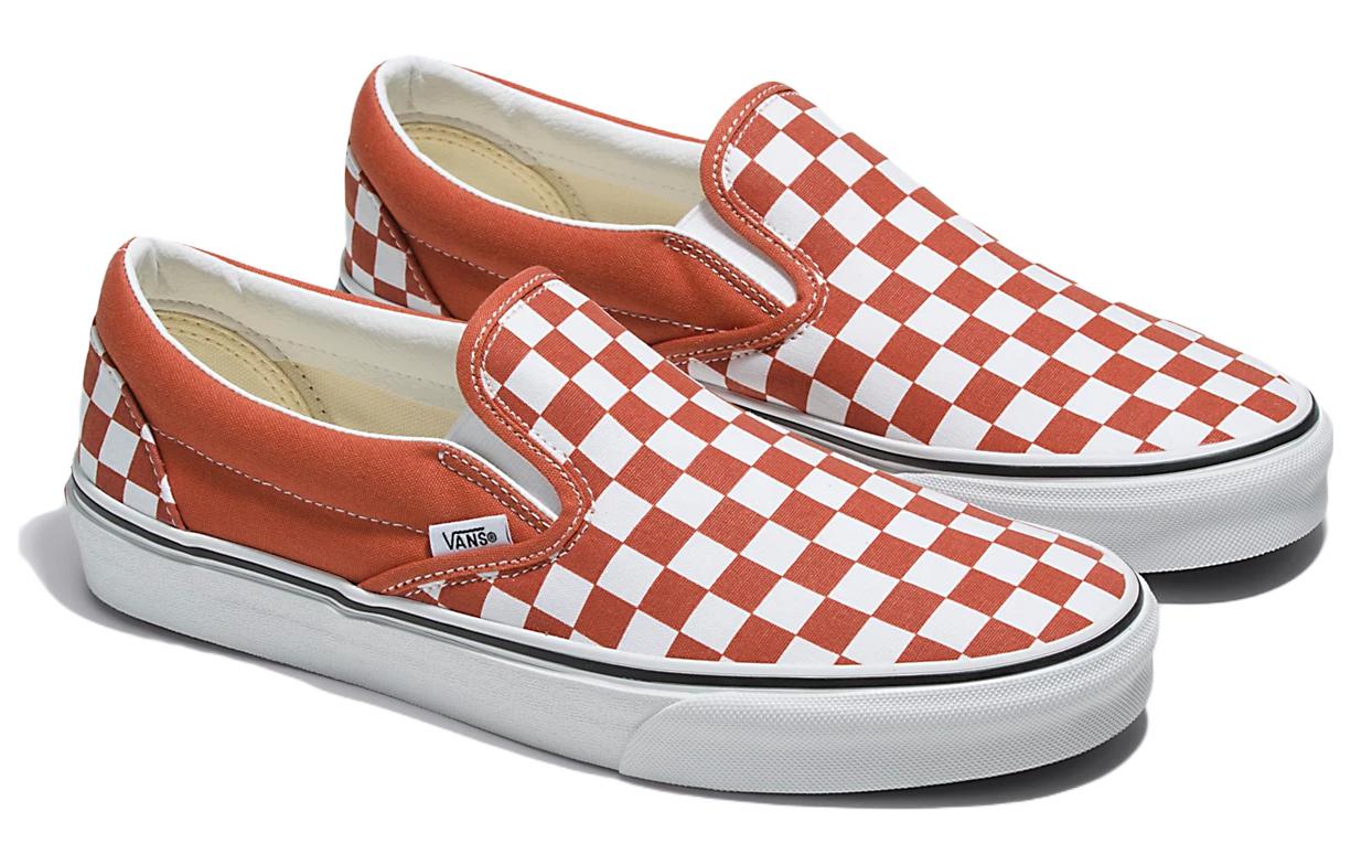 Vans Classic Slip-On 'Checkerboard - Burnt Ochre' VN0A7Q5DGWP