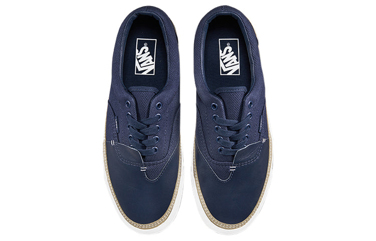 Vans Slip Vamp Era Overply Skate Genuine Leather Blue VN0A4TZXX95