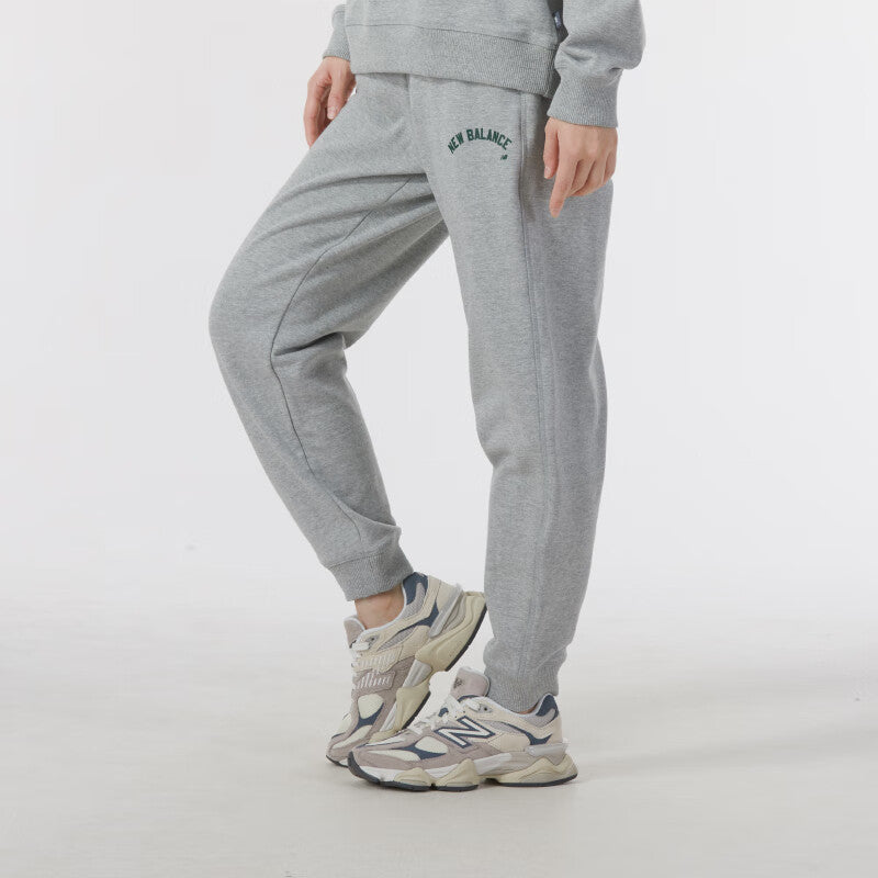(WMNS) New Balance Wordmark Logo Jogging Pants Asia Sizing 'Grey' AWP41310-GHM