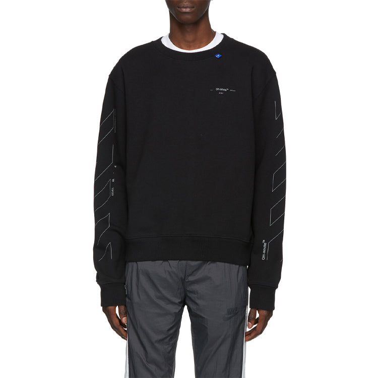 Off-White Unfinished 3M Arrow Crew Neck Sweater OMBA025E19E300031091