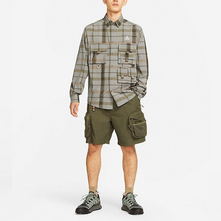 Nike ACG NRG Shirt 'Checkered Grey' DO9326-084
