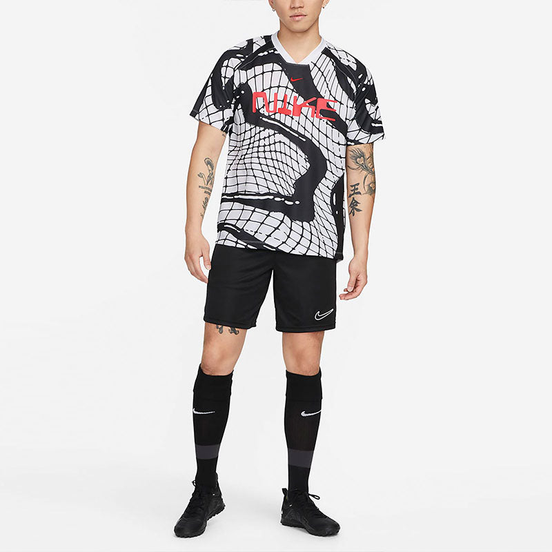 Nike Dri-FIT Football Shirt 'Black White' FB6408-100
