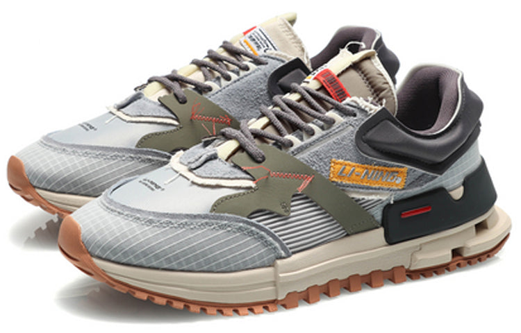 Li-Ning 001 Classic Casual Gray Green Blue AGCQ271-3