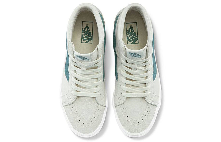 Vans SK8-HI High Top Retro Skate Shoes Unisex Light Grey Light Gray VN0A4U3D5E9