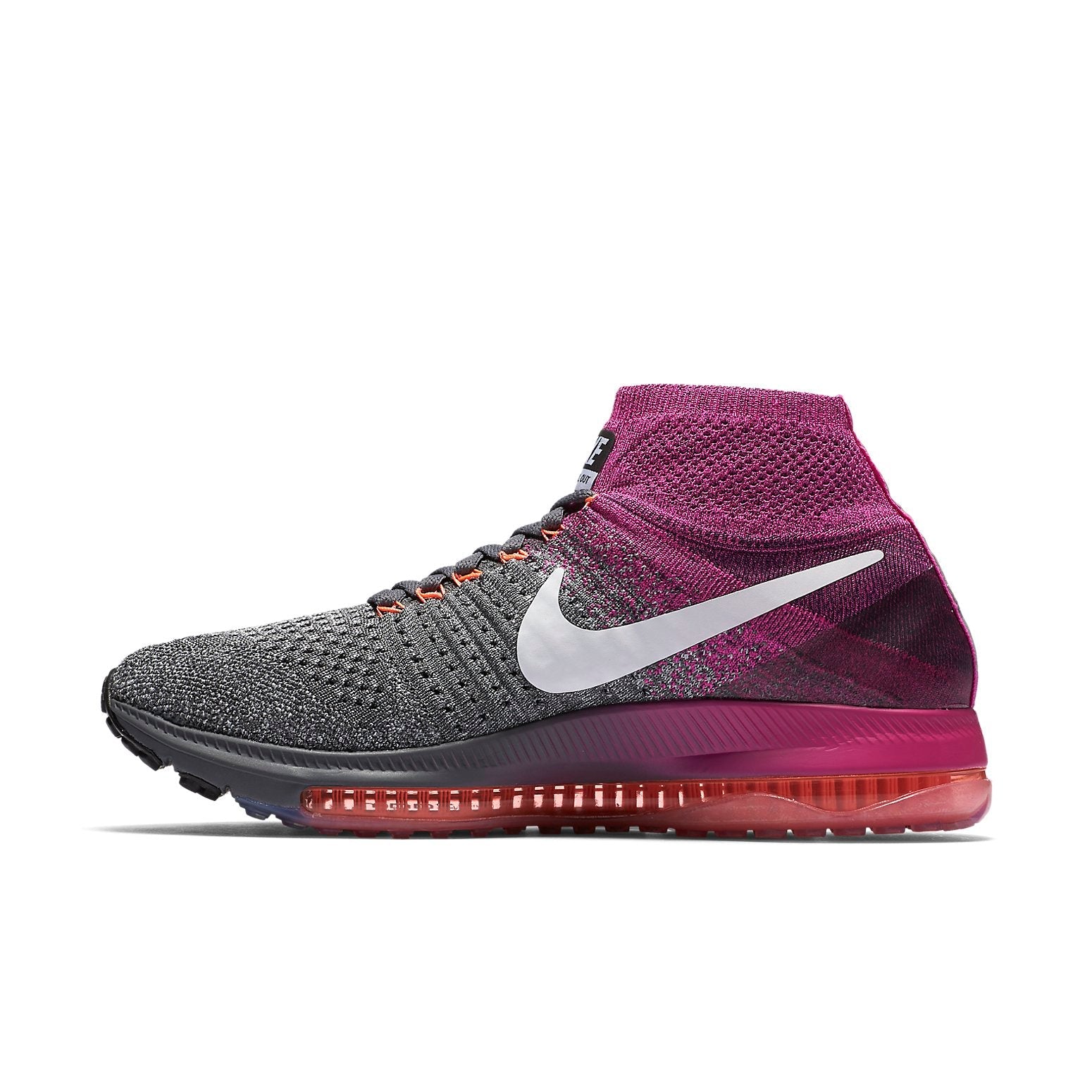 (WMNS) Nike Zoom All Out Flyknit 'Grey Pink' 845361-004