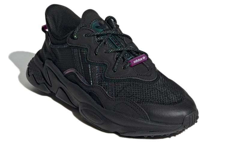(WMNS) adidas Ozweego 'Black Green Sonic' GW3318