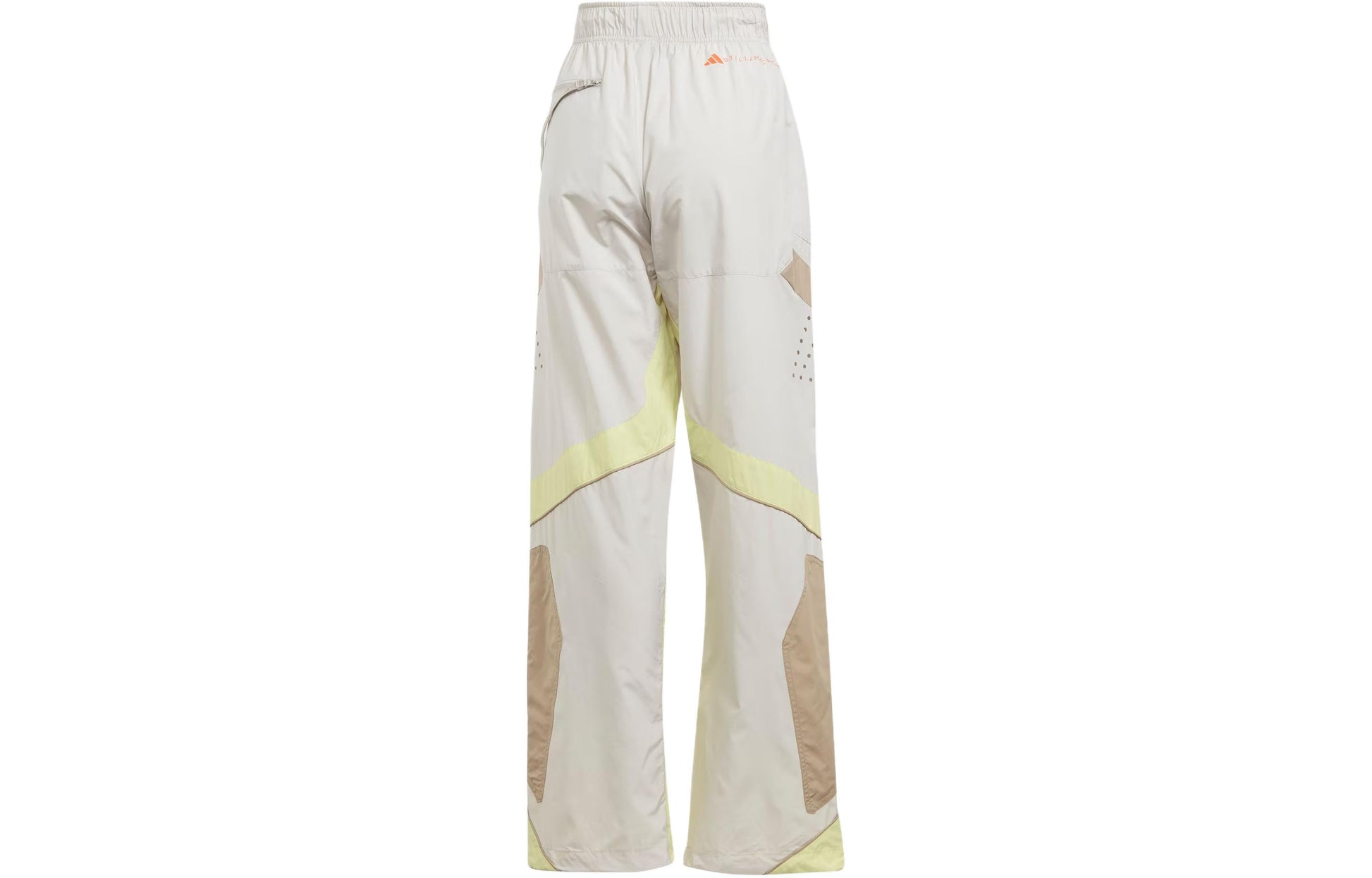 (WMNS) adidas By Stella McCartney Woven Track Pants Asia Sizing 'White Yellow' IT7529