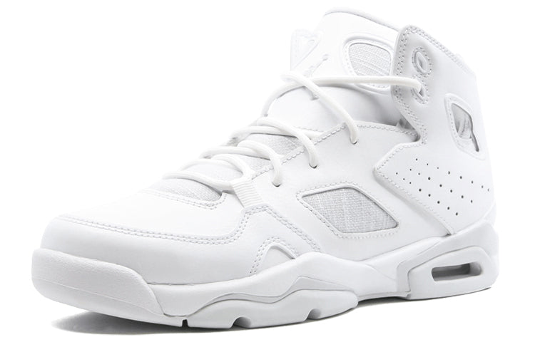 (GS) Air Jordan Flight Club 91 'Pure Platinum' 555472-101