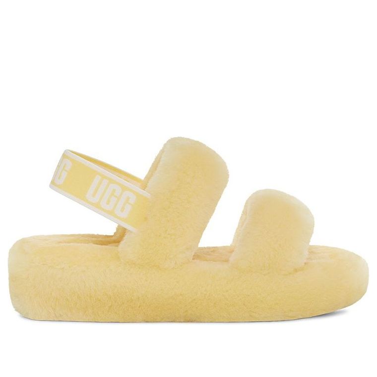 (WMNS) UGG Oh Yeah Slide 'Yellow' 1107953-BPDD