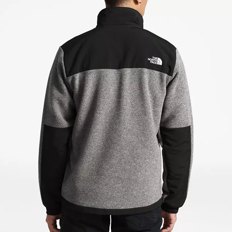 THE NORTH FACE Denali Jacket Fleece Colorblock Couple Style Black Gray NA71831-4