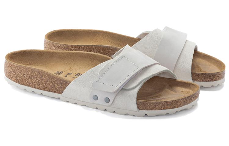 Birkenstock Oita Suede Leather Sandals 'Antique White' 1024226
