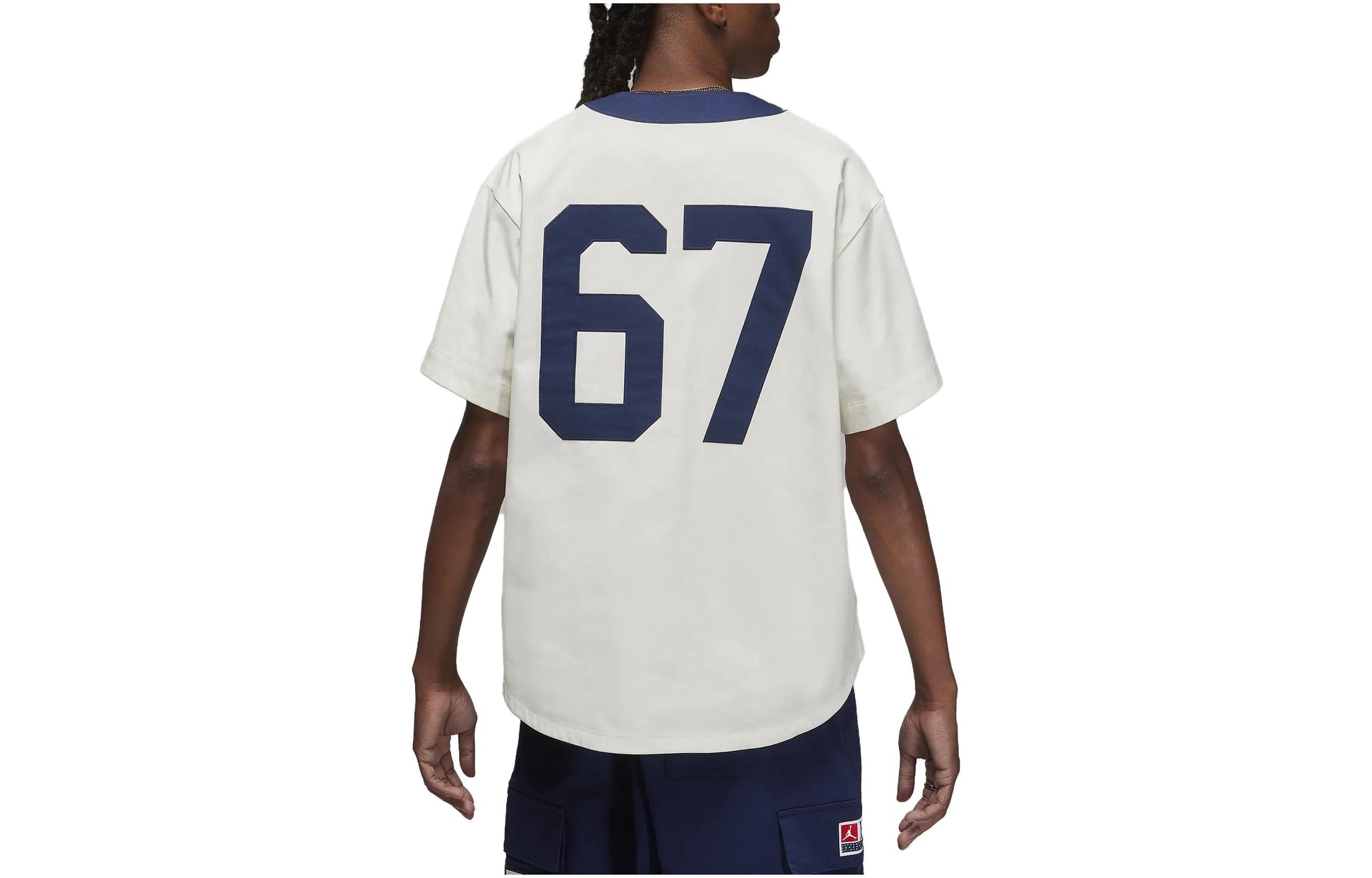 Air Jordan x Howard University Baseball Top 'White Blue' FJ9331-133
