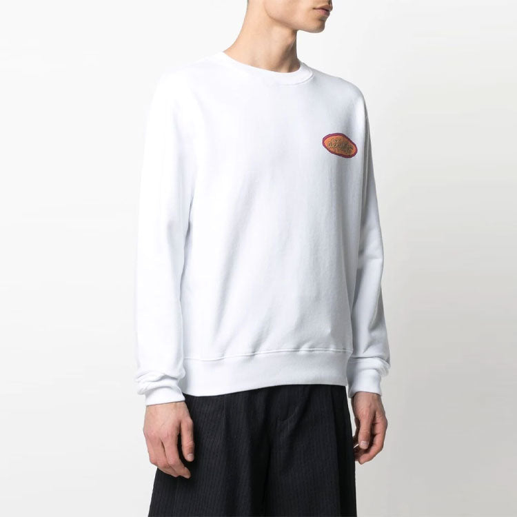 Off-White SS21 Logo Alphabet Printing Round Neck Pullover Version White OMBA025S21FLE0130184