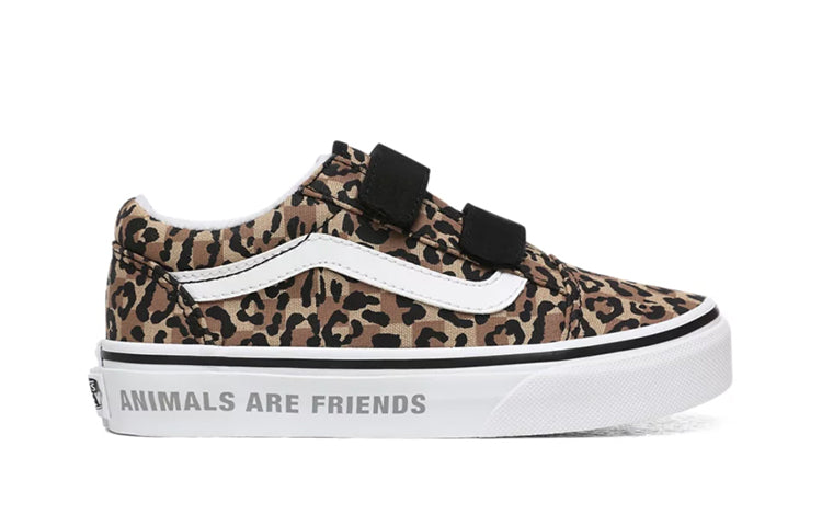 (PS) Vans Old Skool Animal Checkerboard 'Leopard Black' VN0A4BUVWKA