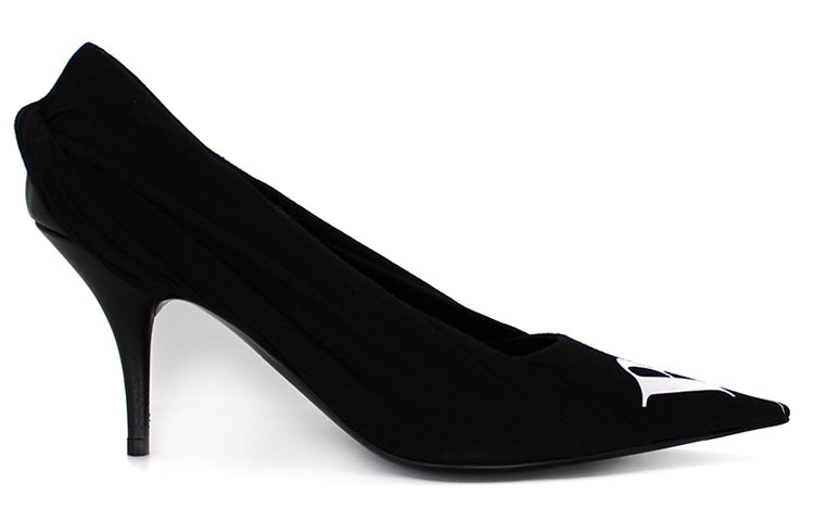 (WMNS) Balenciaga Campaign Logo Pumps 'Black' 495777W06001091