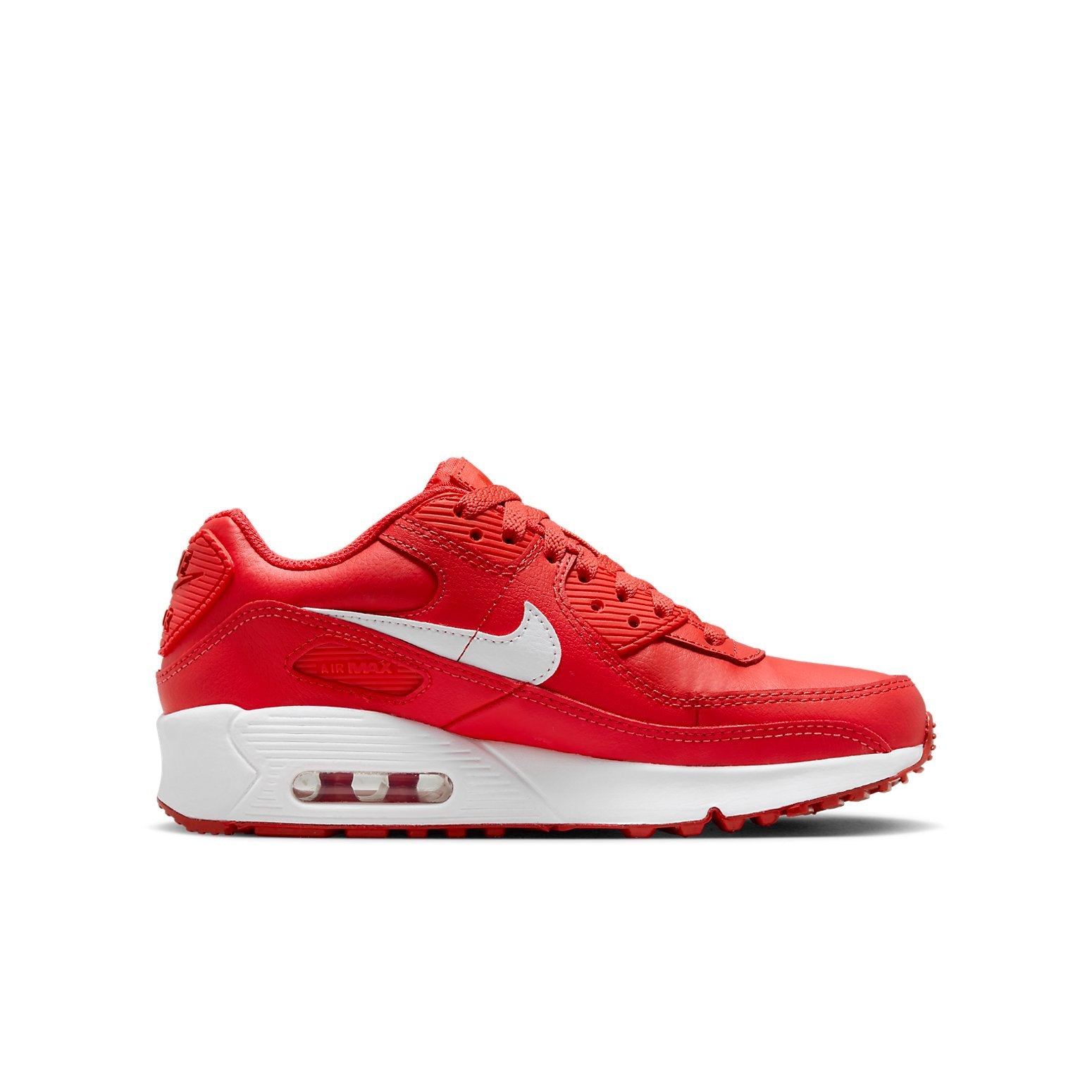 (GS) Nike Air Max 90 Leather 'Track Red' DV3607-600