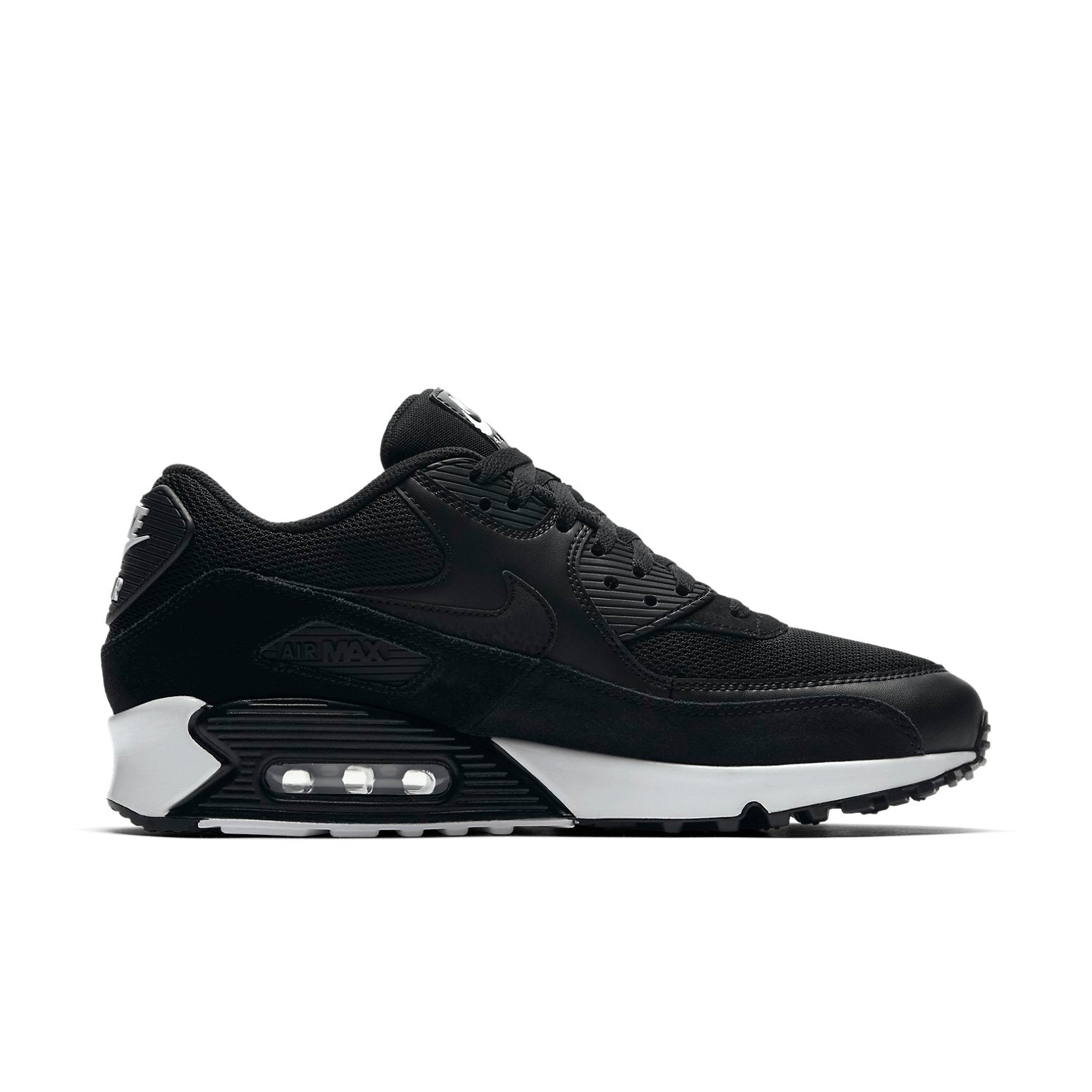 Nike Air Max 90 Essential Sports Shoes Black/White 537384-077