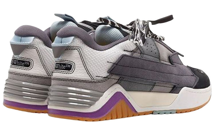 Off-White Arrow Panelled Skate Low-Top Sneaker 'Black Grey Brown' OMIA186E20LEA0011006