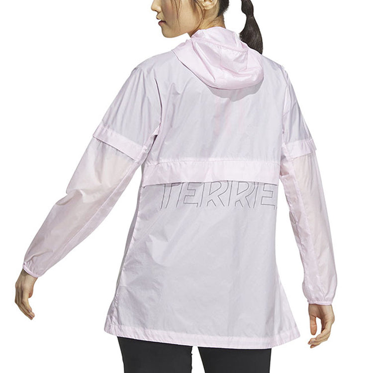 (WMNS) adidas Terrex Windbreaker Jackets 'Pink' IL3807