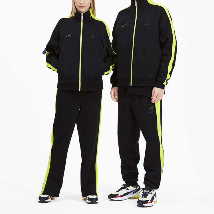 PUMA x ADER ERROR Unisex Printing Stand-up Collar Jacket Black 595533-01