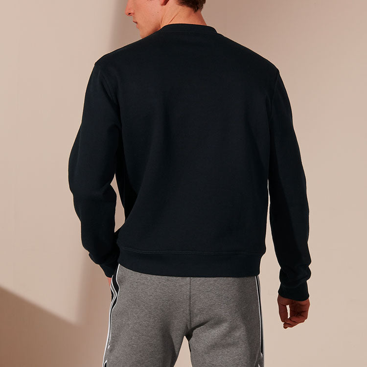 Men's HERMES FW21 Material Straight Loose Sports Navy Blue H167535HA01