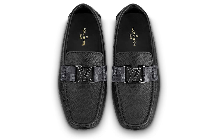 LOUIS VUITTON Monte Carlo Moccasin Shoes 'Black' 1A8V2E