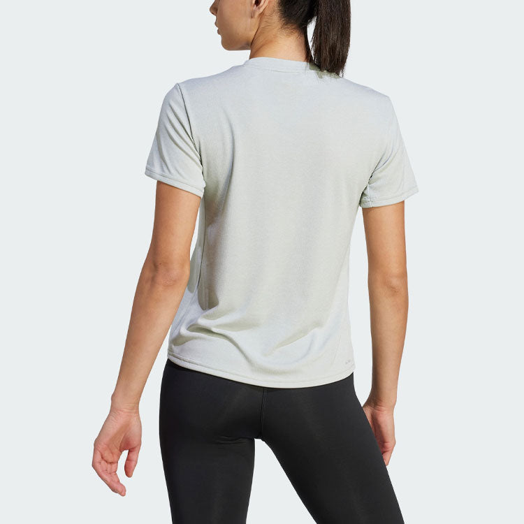 (WMNS) adidas Hiit Heat.rdy Sweat-conceal Logo T-Shirt 'Grey' IM2635