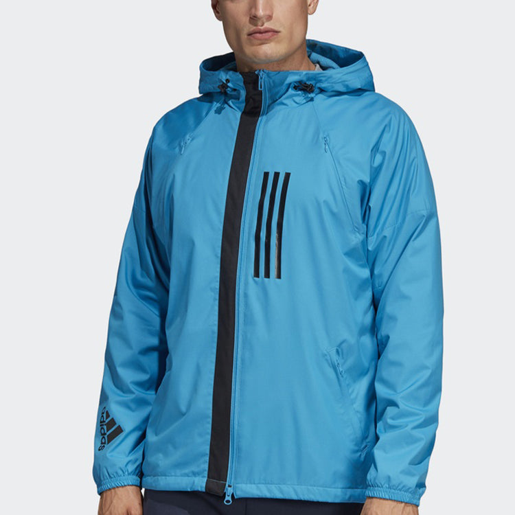 adidas W.N.D. Sports Stylish Woven Jacket Blue DZ0053